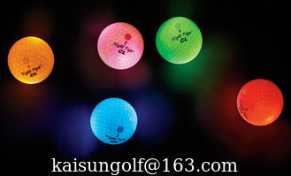 Китай Шарик гольфа проблескивая/привел шар для игры в гольф поставщик