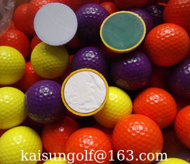 Китай шары для игры в гольф ряда цвета с 2 частями поставщик