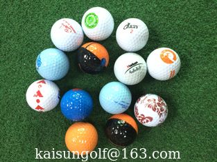 Китай шар для игры в гольф логотипа (вы можете выбрать ваш хотеть шарик и установленный логотип на их) поставщик