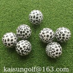 Китай прозрачный шар для игры в гольф с леопардом, cooleye с черно-белым поставщик