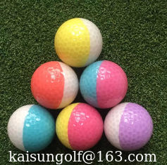 Китай кристаллический шар для игры в гольф с 2 частями, шар для игры в гольф, кладя шарик практики поставщик