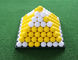 Шар для игры в гольф нагрузил воронку башен софтбола кода металла dev шарика кода пирамиды оборудования гольфа поставщик